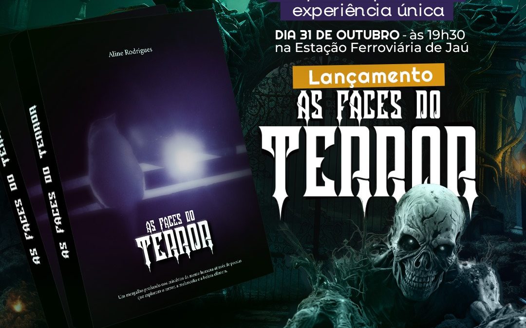 Cultura: Livro de terror é lançado na noite de Halloween em Jaú