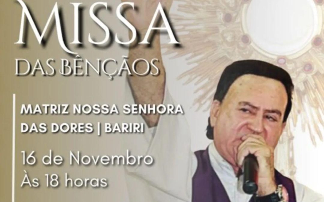 Cidade: Padre José Antonio celebra missa dia 16 de novembro