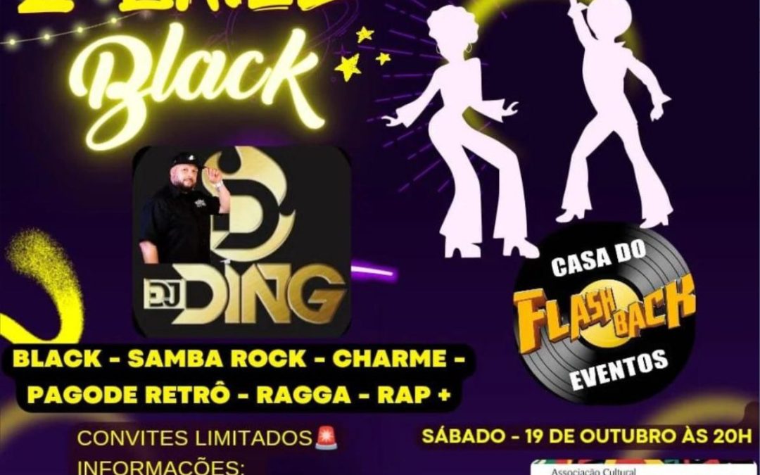 Social: Quilombo realiza Baile Black neste sábado