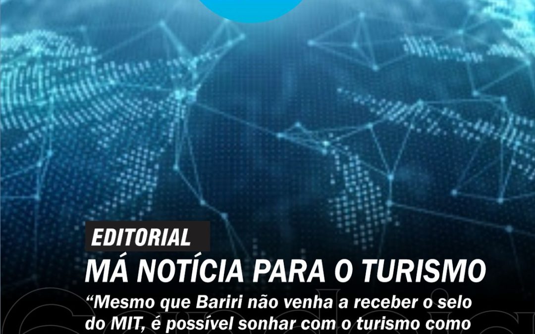 Má notícia para o turismo