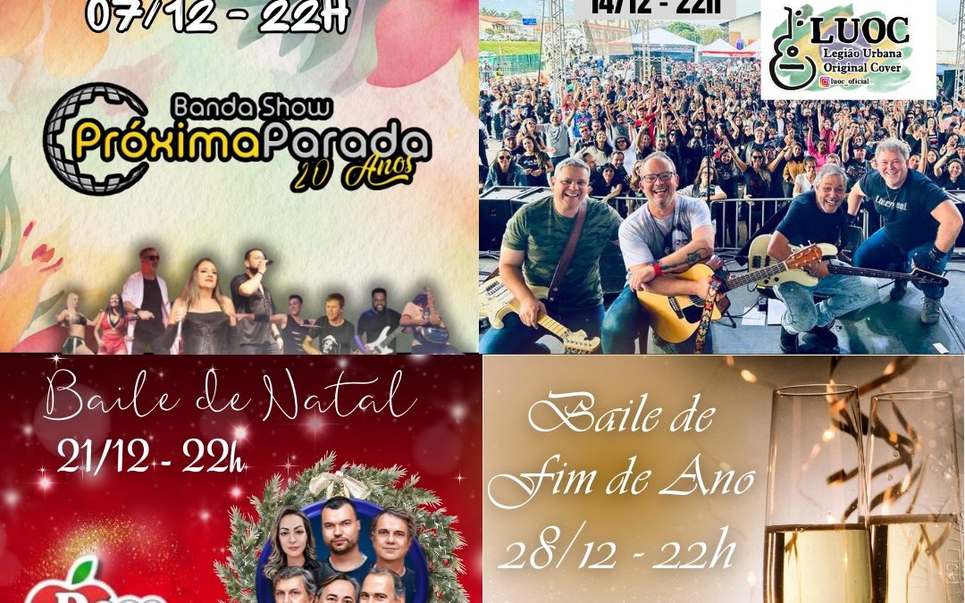 Social: Umuarama promoverá 4 eventos no mês de dezembro