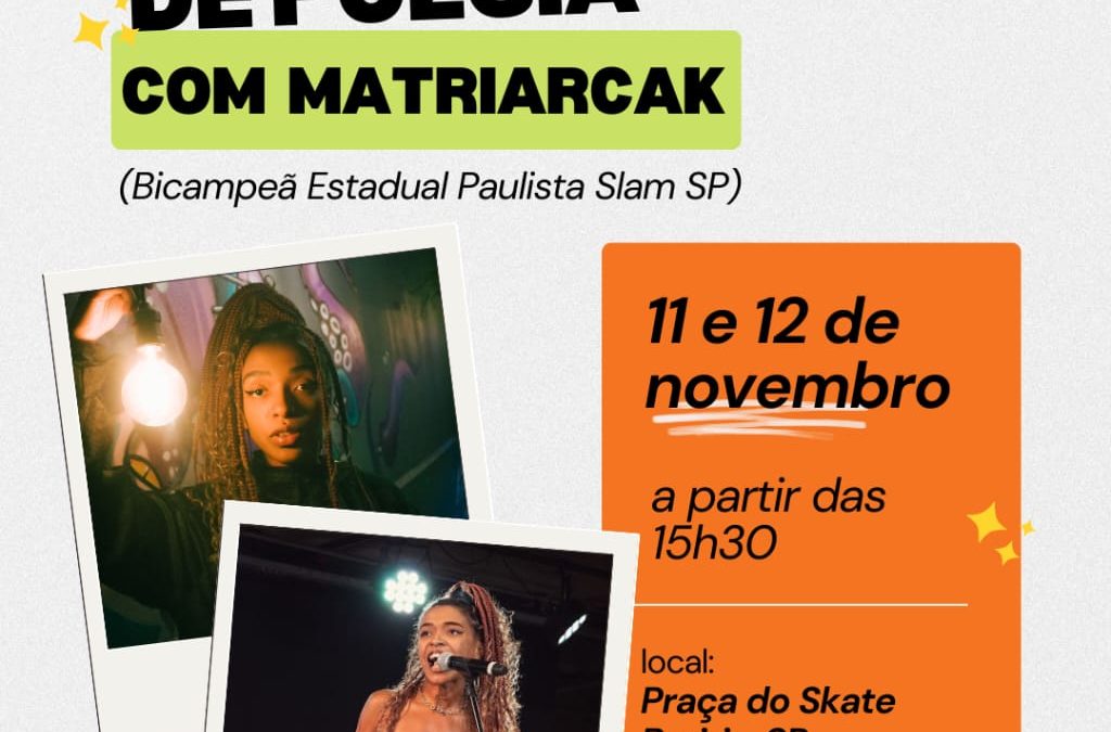 Esporte: Escolinha de Skate realiza workshop de poesia