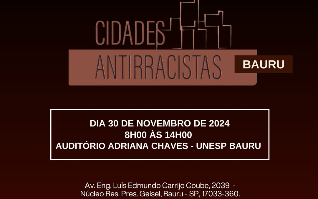 Região: Bariri participa de encontro de cidades antirracistas em Bauru