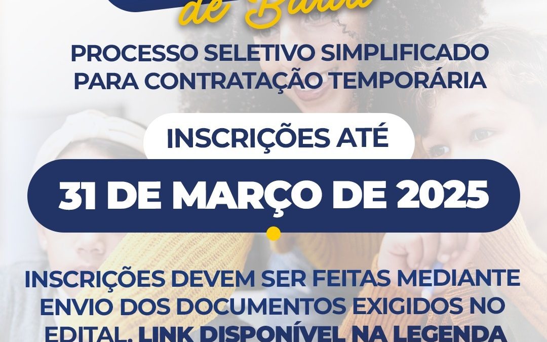 Bariri: Educação abre processo seletivo para contratação temporária