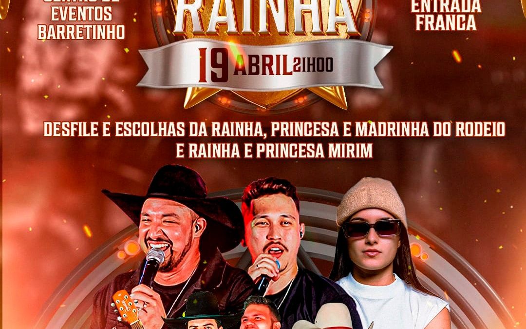 Região: Baile da Rainha do Rodeio Show de Boraceia é neste sábado