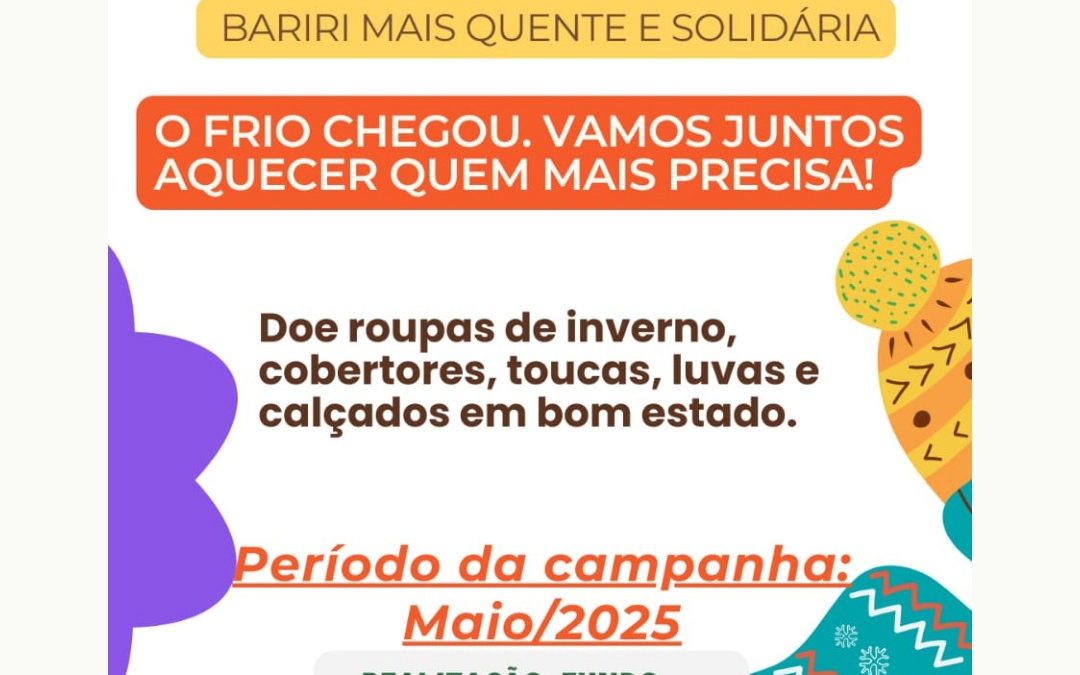 Política: Fundo Social coordena Campanha do Agasalho 2025