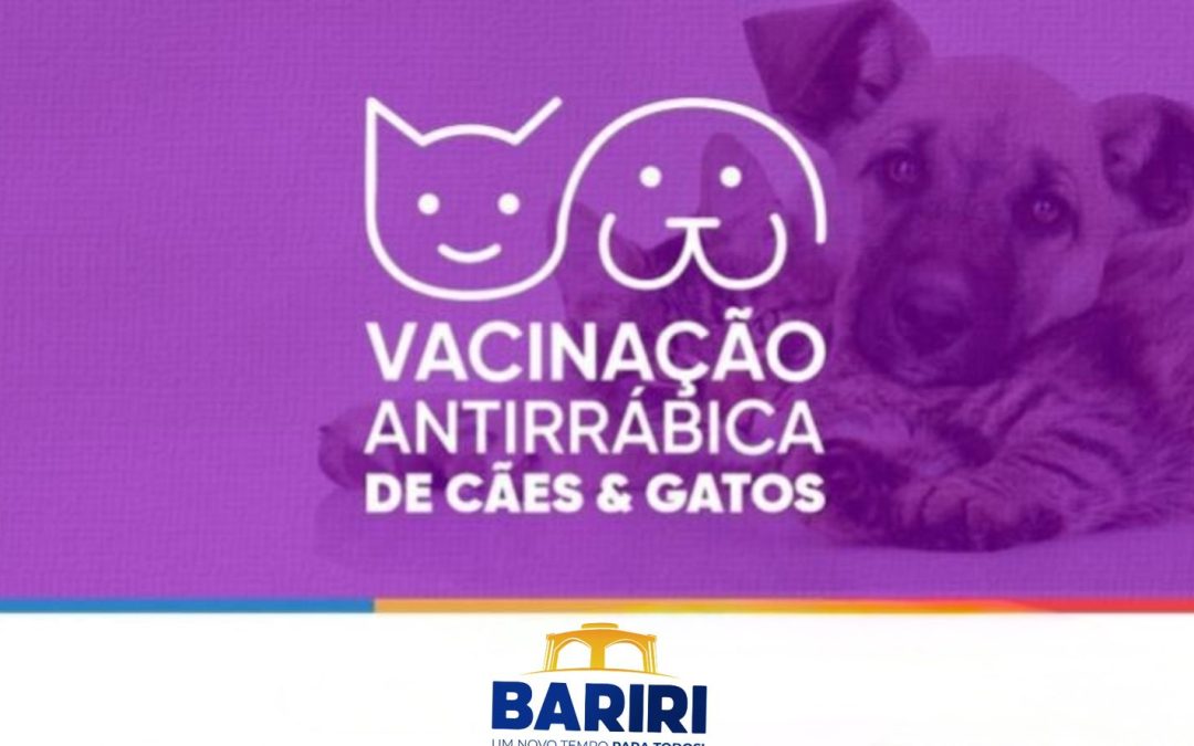 Bariri: Saúde começa a entregar vacina antirrábica