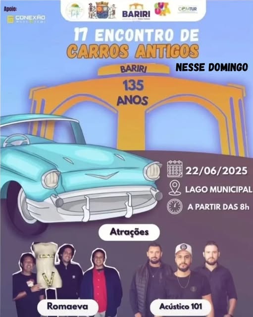 Cultura: Encontro de Carros Antigos traz raridades para Bariri