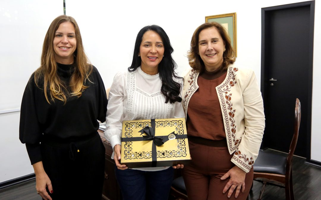Política: Rita Pegoraro tem audiência com primeira-dama do Estado