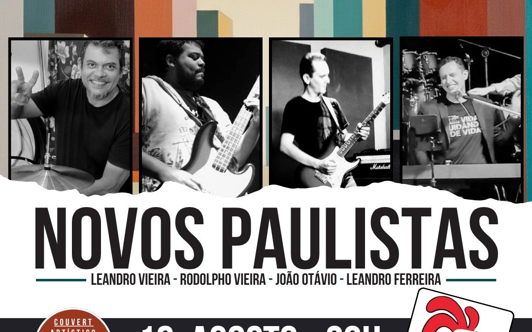 Cultura: Sábado tem Novos Paulistas no Bar do Gallo em Jaú