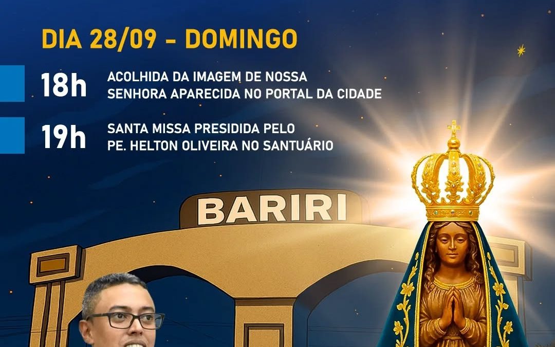 Cidade: Domingo comunidade do Santuário acolhe imagem da padroeira