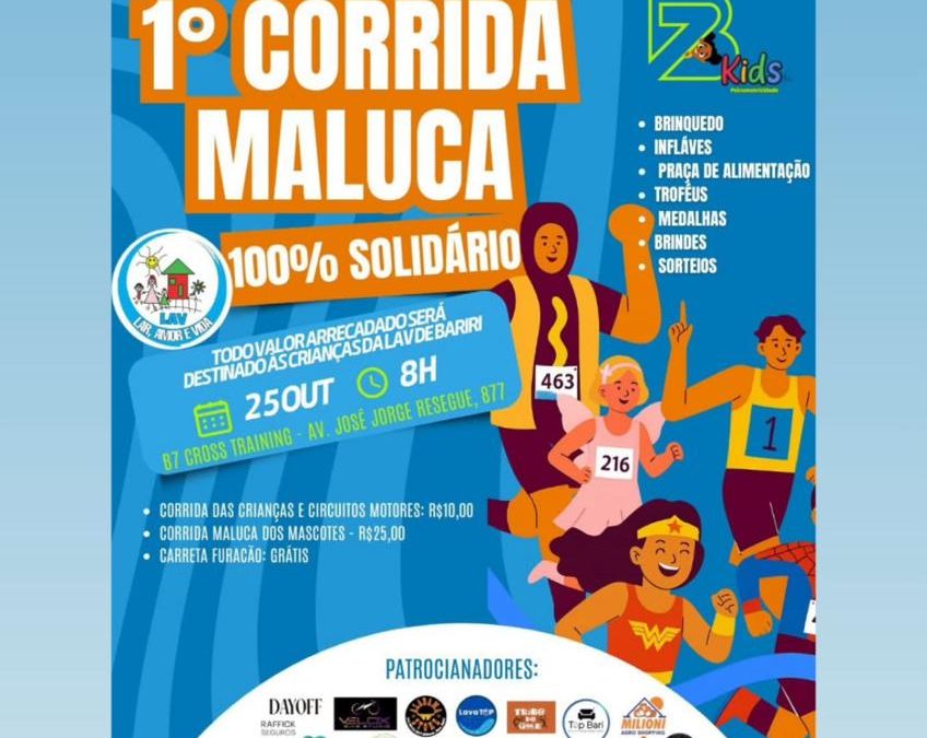 Cidade: Corrida Maluca B7 Kids tem renda em prol da LAV