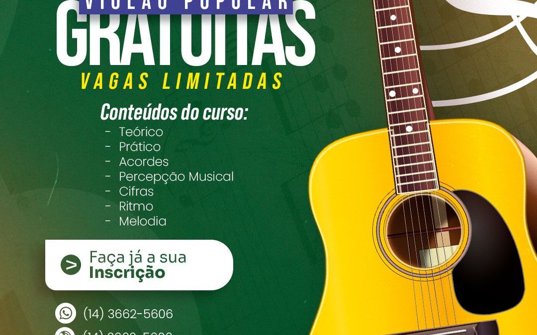 Cultura: Quilombo abre inscrições para curso gratuito de violão