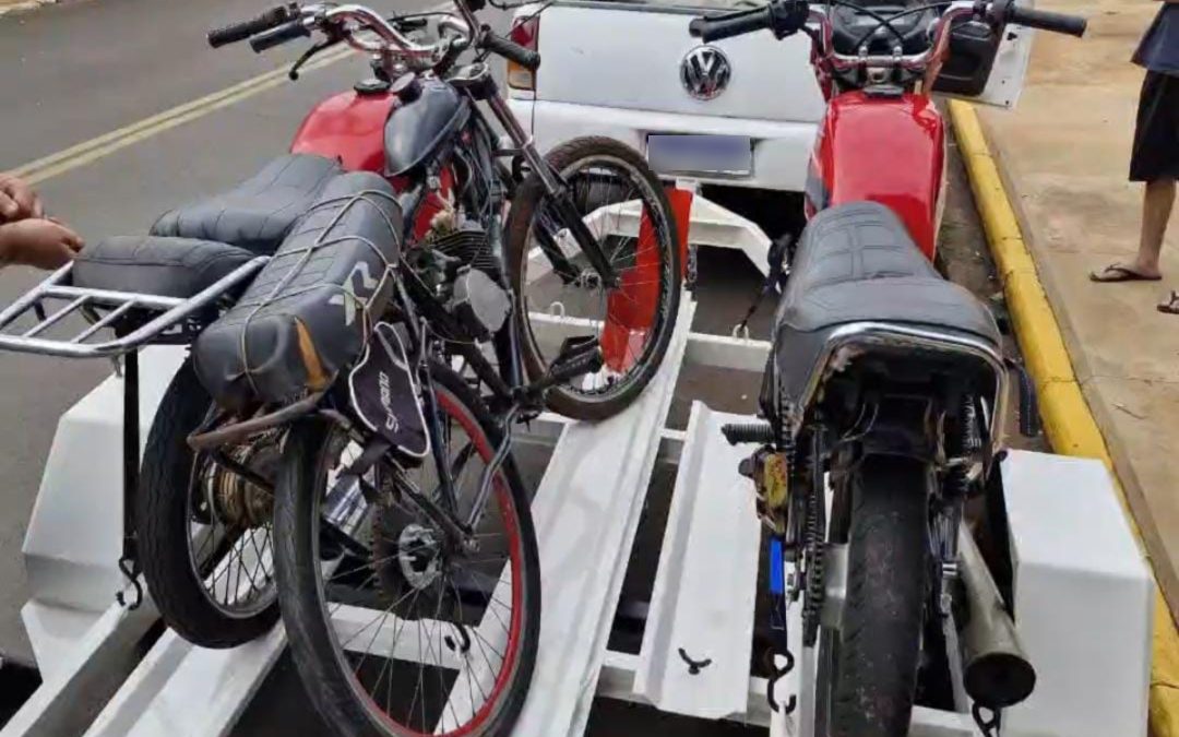 Polícia: Polícia Militar apreende três motocicletas irregulares em Bariri e Itapuí