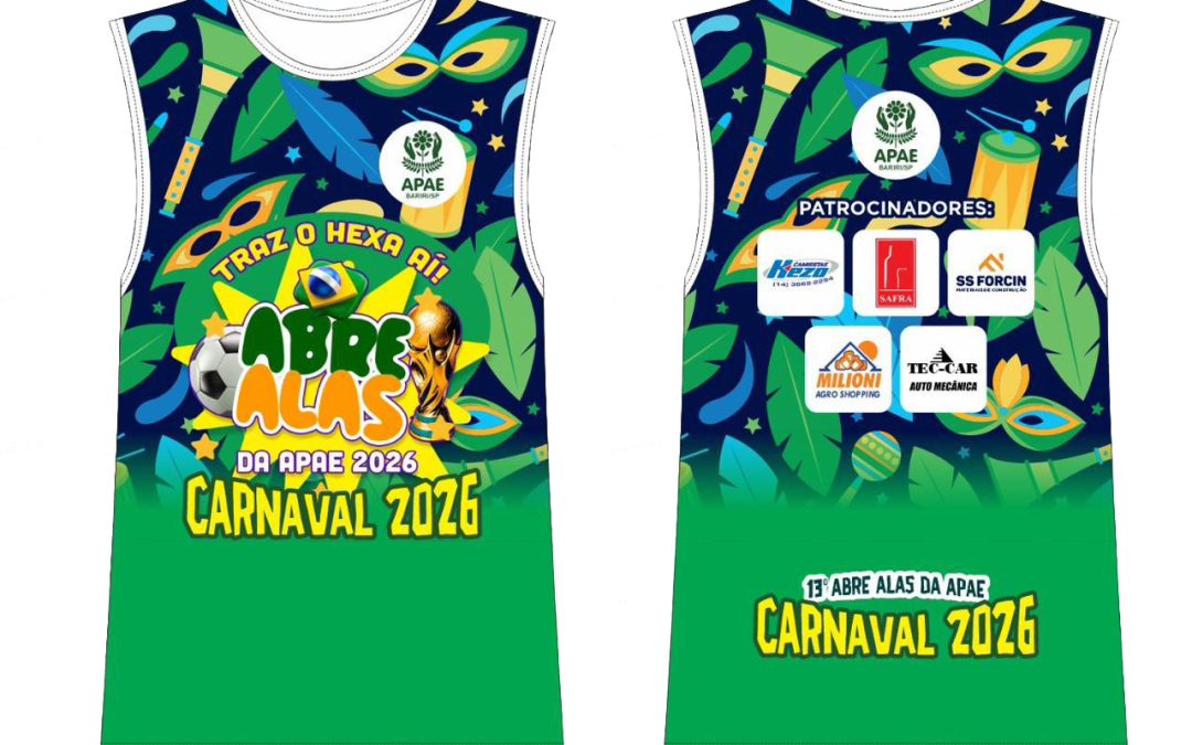 Cidade: Apae inicia venda de abadás para o Carnaval Abre Alas 2026