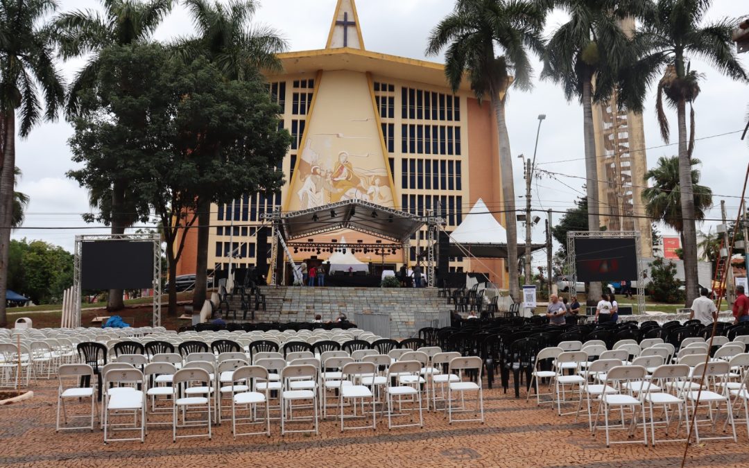 Bariri: Organizadores finalizam estrutura para receber milhares de fiéis na consagração da Diocese de Jaú a São Miguel