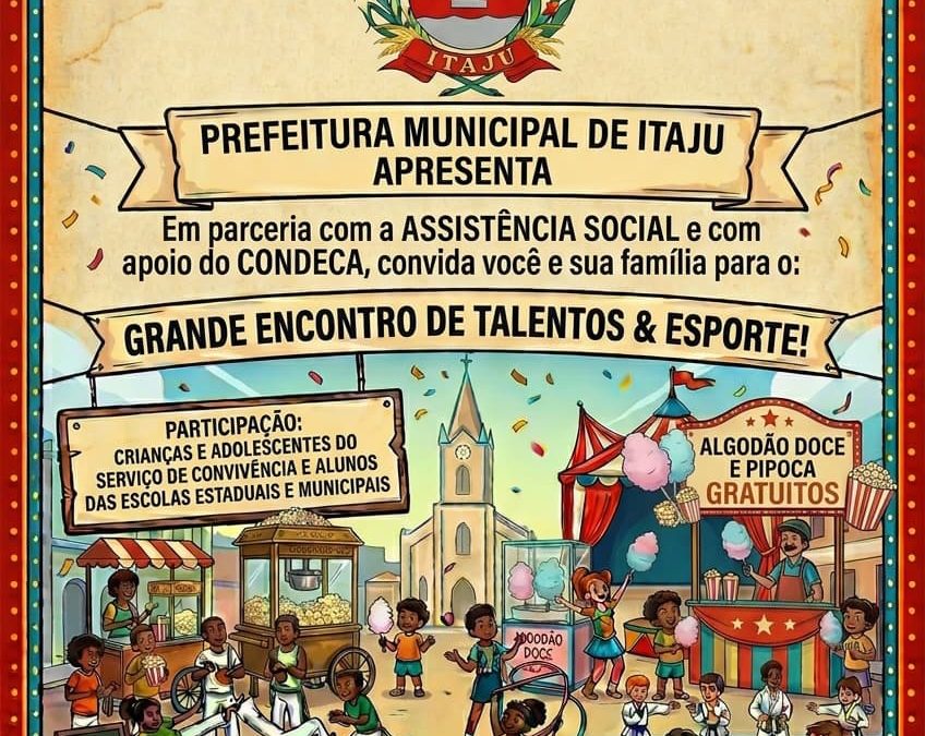 Região: Itaju realiza Grande Encontro de Talentos e Esportes
