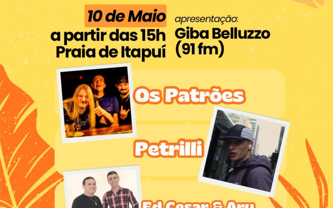 Região: Festival Agito na Praia 2026 ocorre em Itapuí
