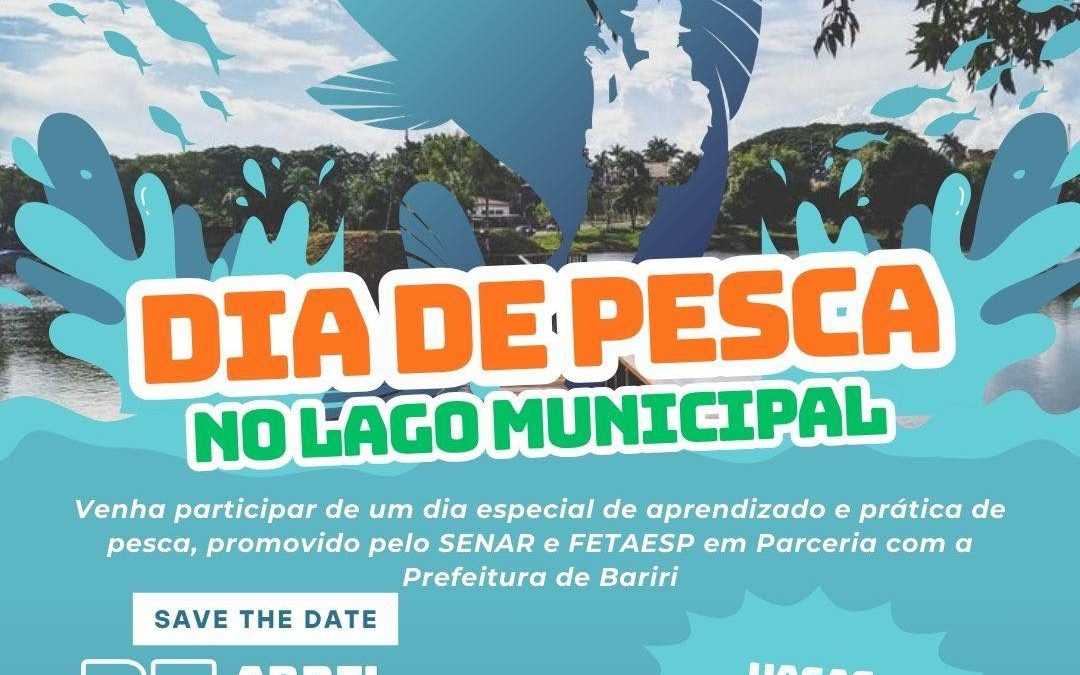 Cidade: Inscrições para Dia de Pesca no Lago Municipal são prorrogadas