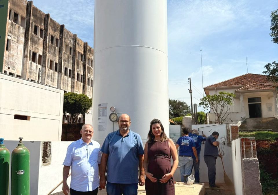 Saúde: Santa Casa conclui instalação de novo tanque de oxigênio