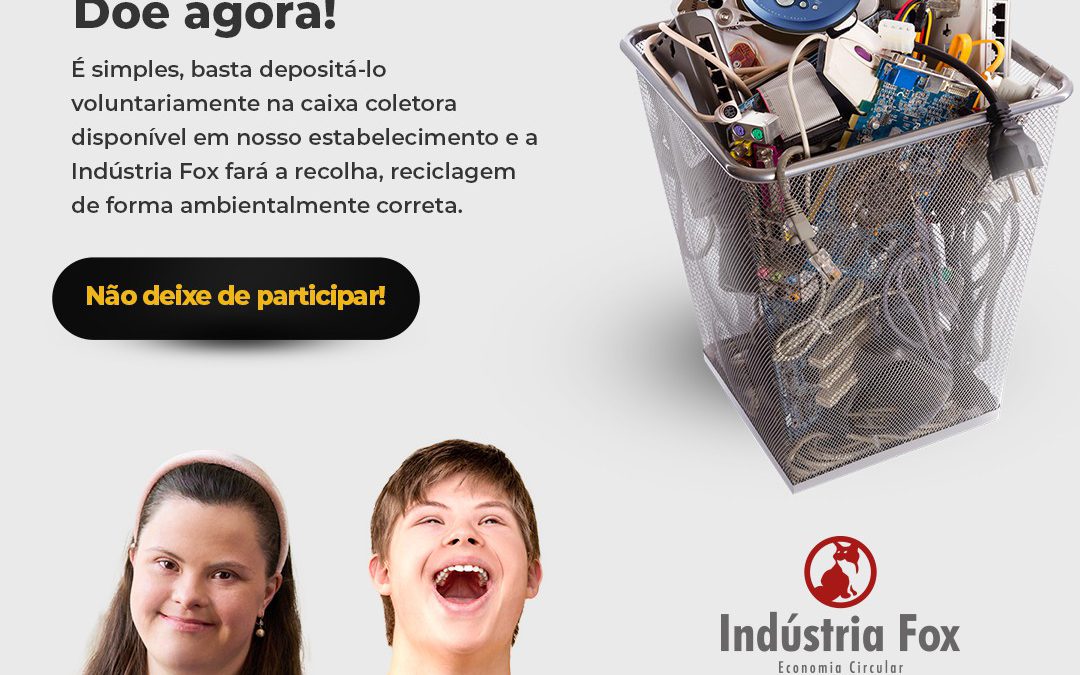 Cidade: Apae realiza megacampanha de coleta de eletroeletrônicos