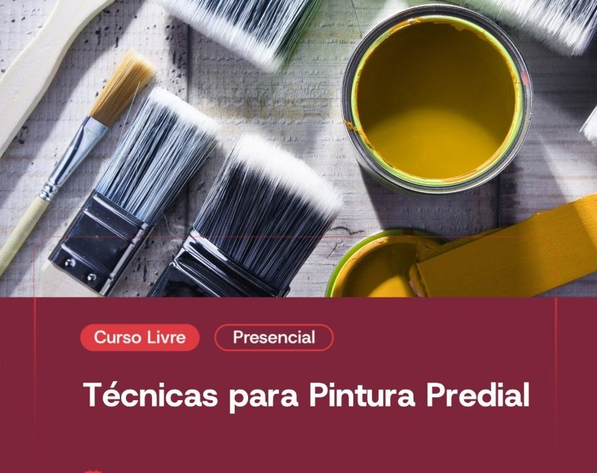 Cidade: Abertas inscrições para curso de pintura predial