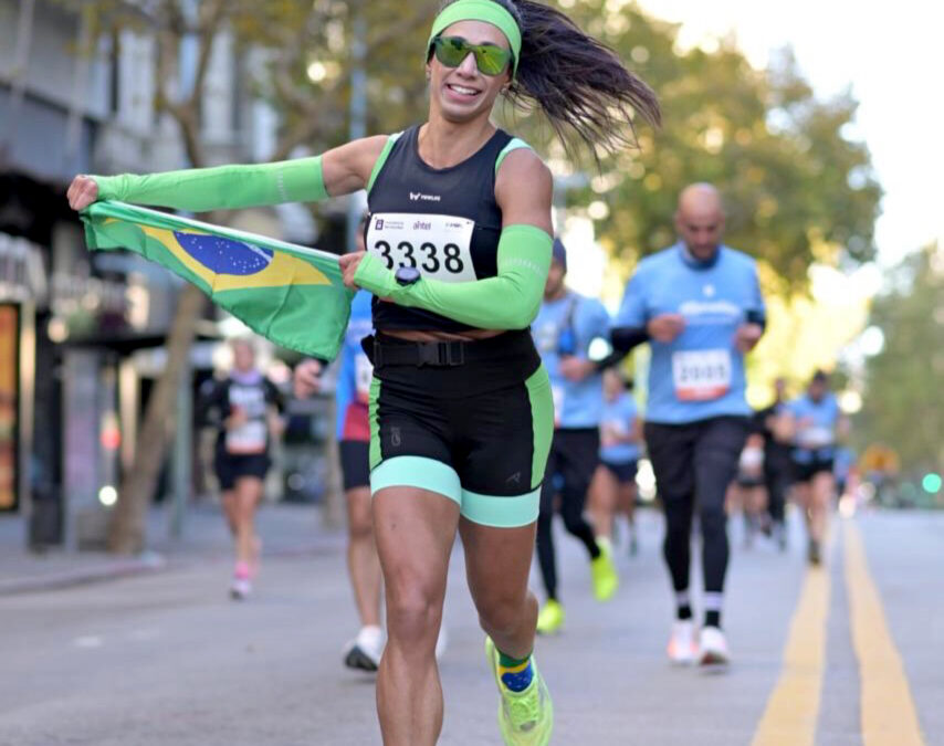 Esporte: Atleta baririense participa de Maratona e Meia Maratona de Montevidéu