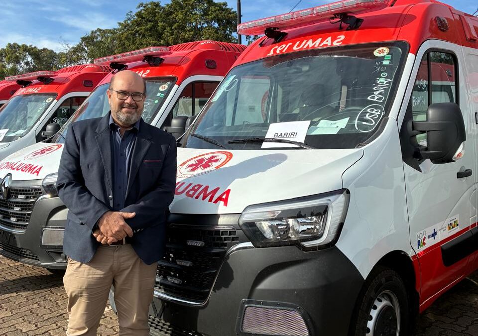 Saúde: Bariri e Boraceia recebem nova ambulância do Samu