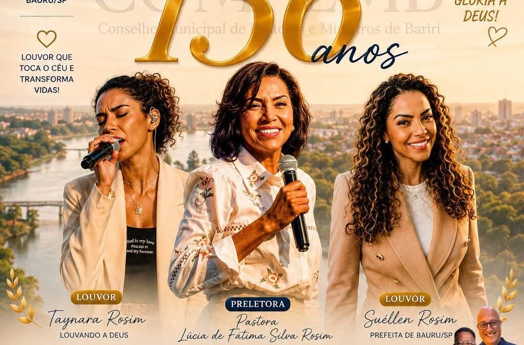 Política: Prefeita de Bauru participa do culto de aniversário de Bariri