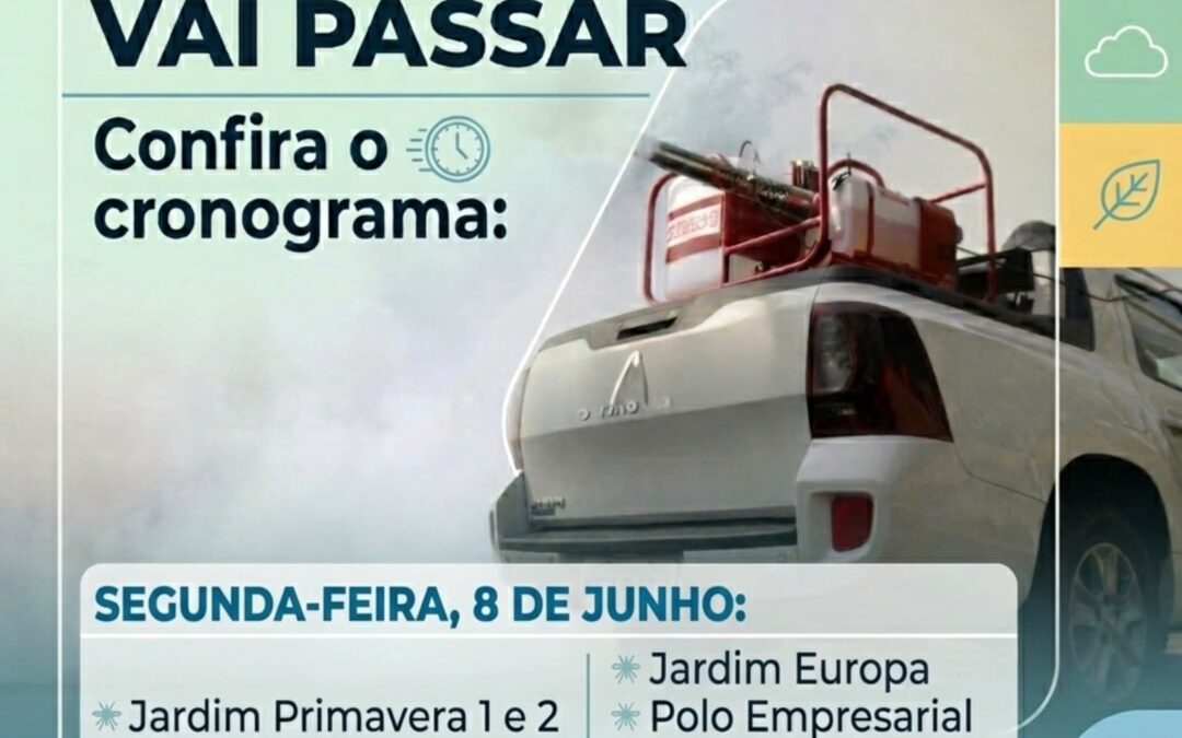 Bariri: inicia dia 8 fumacê contra pernilongo