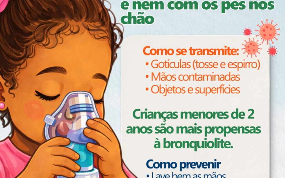 Saúde: Saúde alerta para os sinais e devidos cuidados com a bronquiolite