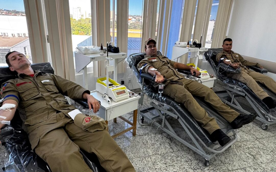 Região: Bombeiros de Bariri participam de campanha de doação de sangue