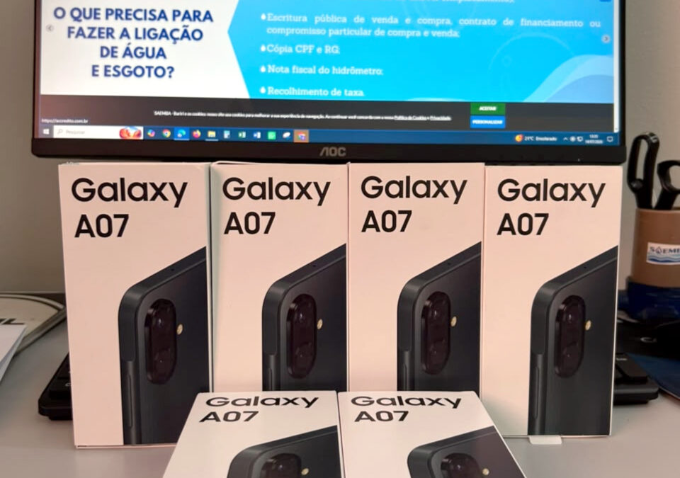 Cidade: Saemba adquire novos celulares para equipes de campo e plantão