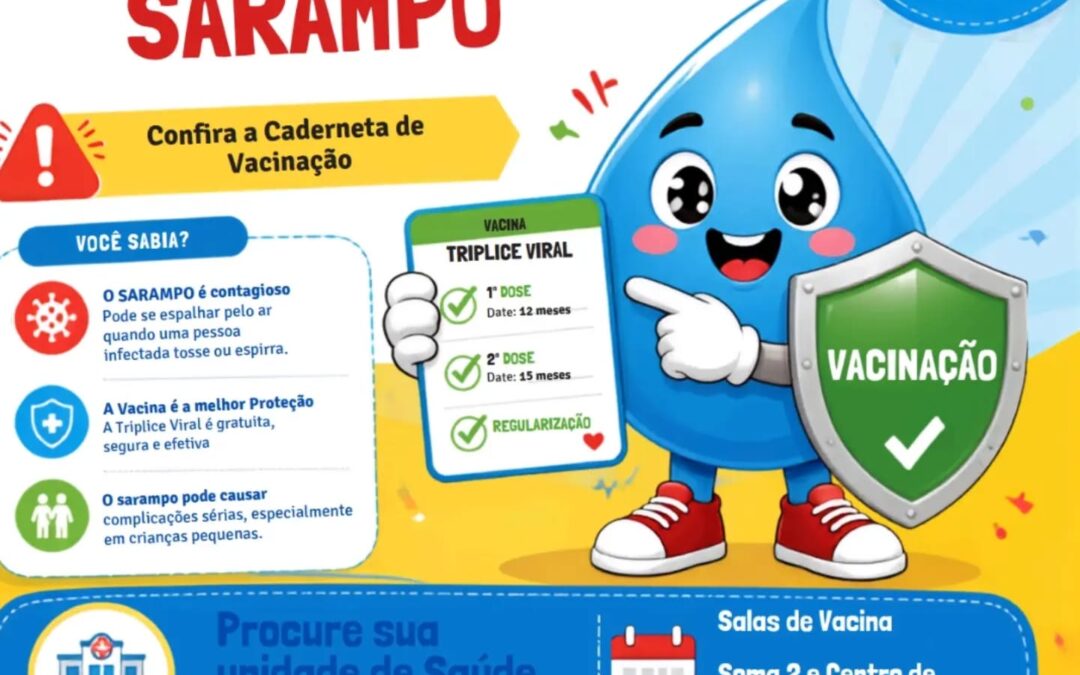 Saúde: Sem casos confirmados, Bariri alerta para a volta do sarampo