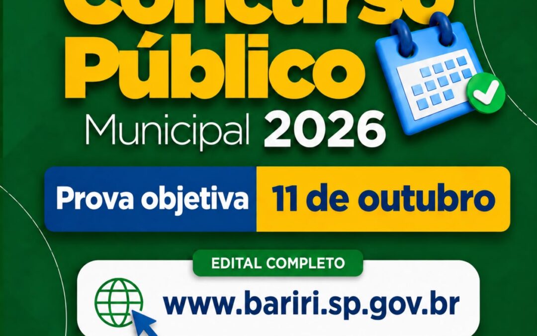 Política: Concurso público da Prefeitura de Bariri recebe 4.620 inscrições