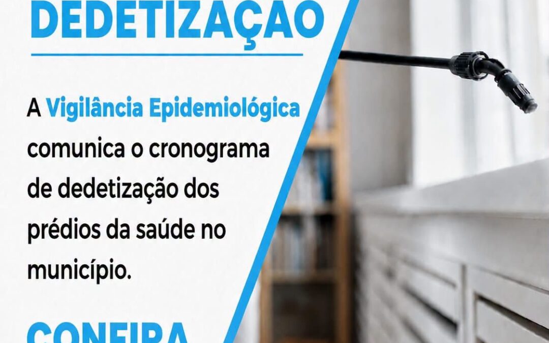 Saúde: Vigilância Epidemiológica realiza dedetização de prédios da Saúde